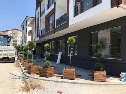 Bartın Botanik peyzaj uygulamasından bir görüntü
