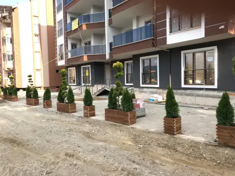 Bartın Botanik peyzaj uygulamasından bir görüntü