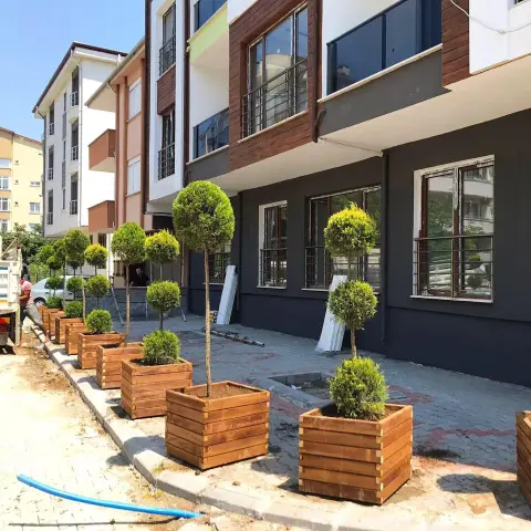 Bartın Botanik peyzaj uygulamasından bir görüntü